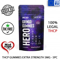 THCP GUMMIES EXTRA STRENGTH! 5MG - 5PC FRUIT MIX